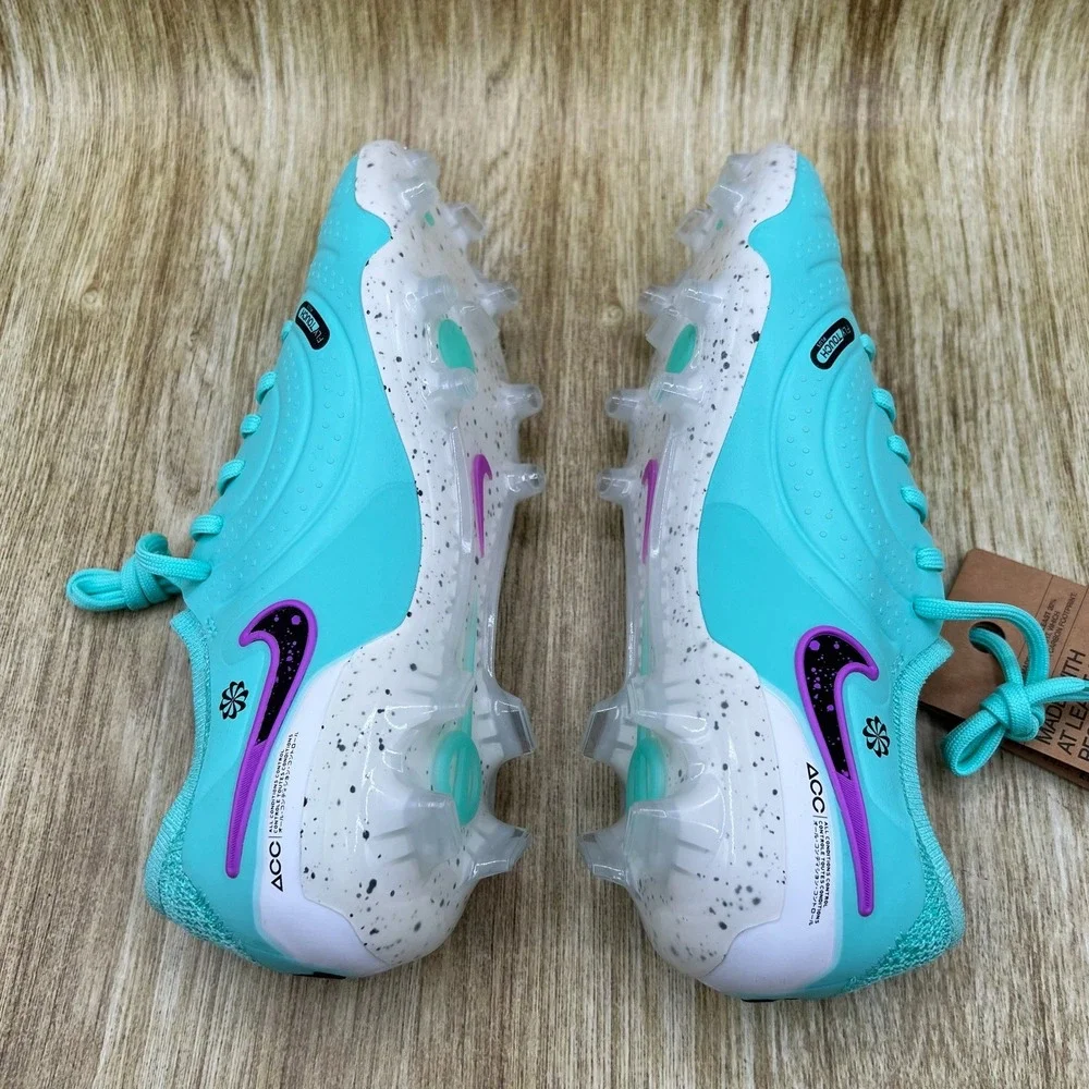 Nike Tiempo Legend 10 Elite FG Mens 5.5 Womens 7 Cleats Turquoise DV4328-300 NEW